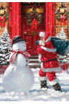 [Santa & Snowman Banner]