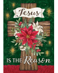 [Poinsettia Cross Banner]