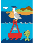 [Pelican On Buoy Banner]