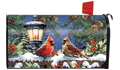 Winter Glow Cardinals Mailbox Cover