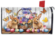 [Welcome Bunny & Basket Mailbox Cover]