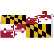 [Maryland Flag Mailbox Cover]