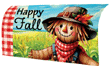 [Scarecrow & Pumpkins Large Mailbox Cover]