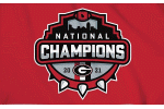 University of Georgia 2021 Football National Champions flag