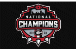 University of Georgia 2021 Football National Champions flag