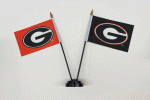 [University of Georgia Desk Flag Set]