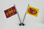 [Iowa State University Desk Flag Set]