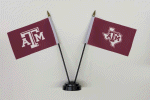 [Texas A&M University Desk Flag Set]