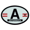 [Austria Oval Reflective Decal]