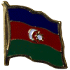 [Azerbaijan Flag Pin]