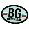 [Bulgaria Oval Reflective Decal]