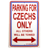 [Czech Republic Parking Sign]
