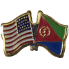 [U.S. & Eritrea Flag Pin]