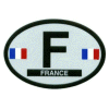 [France Oval Reflective Decal]