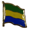 [Gabon Flag Pin]