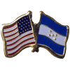 [U.S. & Honduras Flag Pin]