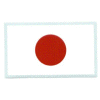 [Japan Flag Reflective Decal]