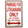 [Lithuania Parking Sign]