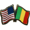 [U.S. & Mali Flag Pin]