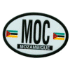 [Mozambique Oval Reflective Decal]