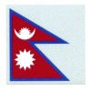 [Nepal Flag Reflective Decal]