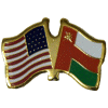 [U.S. & Oman Flag Pin]