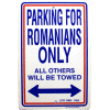 [Romania Parking Sign]
