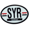[Syria Oval Reflective Decal]
