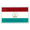 [Tajikistan Flag Reflective Decal]
