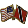 [U.S. & Trinidad Flag Pin]