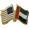 [U.S. & United Arab Emirates Flag Pin]