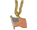 [United States Flag Necklace]