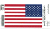 Static Cling U.S. flag decal