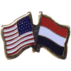 [U.S. & Yemen Flag Pin]