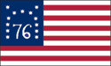 13 star Bennington U.S. flag