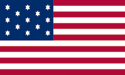 [U.S. 13 Star Hopkinson Flag]