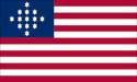 [U.S. 13 Star Hulbert Flag]
