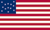 13 star Prisoner's U.S. flag
