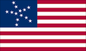 13 star Starfish U.S. flag