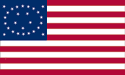 27 star Oval U.S. flag