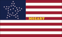 [U.S. 34 Star Great Star Mozart Flag]