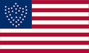 35 star Army 23rd Corps Pattern U.S. flag