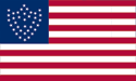 36 star Army 23rd Corps Pattern U.S. flag