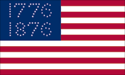 Centennial U.S. flag