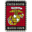 Marine Corps rectangle prism decal