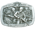 [Marine Corps First To Fight Belt Buckle]