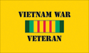 [Vietnam War Veteran Nylon Flag]
