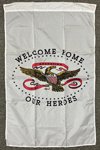 [Welcome Home Our Heroes - Iraqi Freedom House Banner]