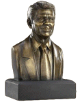 [Ronald Reagan Bust Sculpture]
