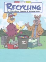 Recycling educational coloring book